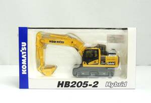 □　KOMATSU　コマツ　HB205-2　Hybrid　1/50スケール　油圧ショベル(ユンボ)　ミニカー　建設車両　作業車　工事車両　保管品　③