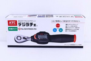 ●【未開封】KTC/京都機械工具 GEKR060-R3 9.5sq デジラチェ デジタルトルクラチェット 計測 測定 工具 (2)【10893735】