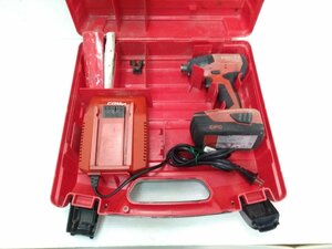 ●HILTI ヒルティ SID4-A22 充電式インパクトドライバー 締付 ネジ締め 電動工具 付属品あり ケース付き【20365802】