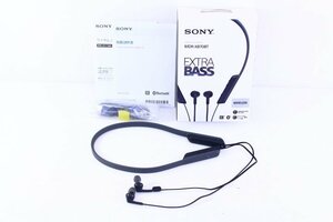 ★SONY ソニー MDR-XB70BT ワイヤレスステレオヘッドセット イヤホン Bluetooth ブラック 付属品あり 箱付き【10879357】