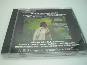 1CD　マータ・シェーレ（ソプラノ）名唱集：ドビュッシー、ラヴェル、シューベルト、他　1975年　オーストラリア盤　倉B