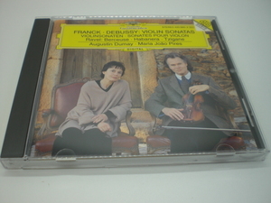 1CD　フランク＆ドビュッシー：ヴァイオリン・ソナタ、他　デュメイ（ヴァイオリン）、ピリス（ピアノ）　1993年　ドイツ盤　11前
