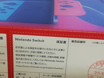【新品/未開封】Nintendo Switch ネオンブルー ネオンレッド microSD128GB付　HAD-S-KABAA_画像3
