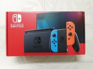 【新品/未開封】Nintendo Switch ネオンブルー ネオンレッド microSD128GB付　HAD-S-KABAA