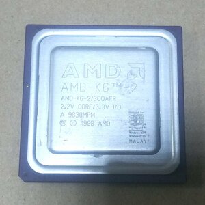 即納 送料無料 動作未確認 AMD AMD-K6-2 300AFR Socket7 1998 必ず内容確認