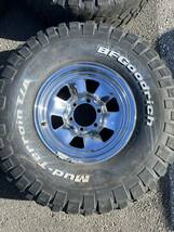 ランクル60 61 メッキホイール　純正　VX 15×7j -20 PCD139.7 6穴　4本セット　31×10.5R15_画像4