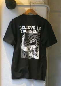 gym master,gymmaster,ジムマスター,BELIEVE TORSELF 半袖Tee,覆面レスラー,チャコール,M