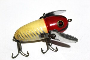 ■s3607 HEDDON WOOD CRAZY CRAWLER ヘドン クレイジークローラー ウッド 2120 希少 的目 xrw■