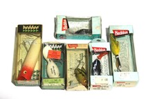 ■s3448 HEDDON BOX LUCKY13 ヘドン ラッキー13 タドポリー ソニック ツインパル オールド 希少 ボックス セット rh xbw l■_画像1