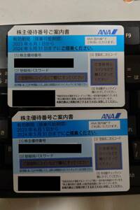 ANA 全日空　株主優待　2024年5月31日まで (2枚あり）