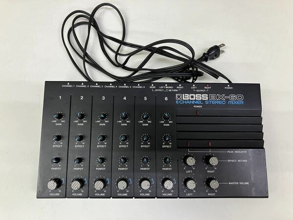 【 即決 】BOSS BX-60 アナログ ミキサー 送料込 匿名配送