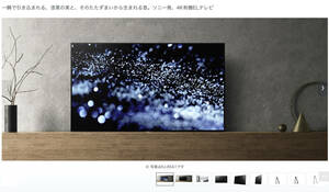 SONY【77V型4K有機ELテレビ】BRAVIA KJ-77A1発売当初2,500,000円