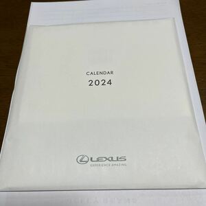 レクサス 卓上カレンダー LEXUS カレンダー 2024年　未開封　送料無料　2024