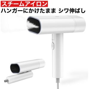 スチームアイロン 衣類スチーマー ハンガーにかけたまま シワ伸ばし 素早く立ち上がり パワフル ハンディースチーマー 小型 軽量
