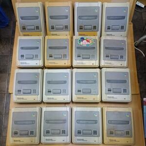 L1403　★任天堂 ニンテンドー スーパーファミコン 本体 16台セット 動作未確認 ジャンク 大量 まとめ売り Nintendo 