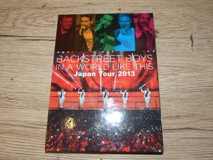 DVD　BackstreetBoys　バックストリートボーイズ　BackstreetBoys IN A WORLD LIKE THIS Japan Tour 2013　 DVD　中古品　送料185円　