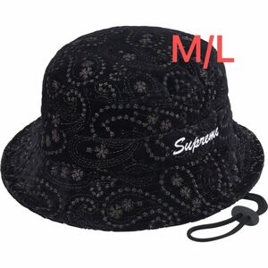 Supreme Velvet Paisley Boonie シュプリーム ベルベット ペイズリー キャンプ ブーニー