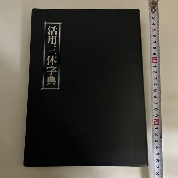 ◇送料無料◇ 活用三体字典 携帯版 2000年 日本書道協会 ※難あり写真参照 ♪GM1202