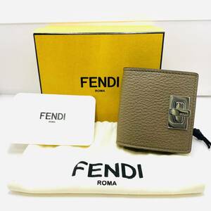 新品未使用品 FENDI フェンディ ピーカブー コインケース 8M0453 小銭入れ カーフスキン レザー 箱 保存袋付き