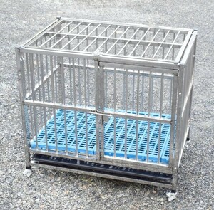  made of stainless steel made of stainless steel dog for cage dog house ( width 78x depth 52x height 72cm) small size type ~ for medium-size dog 