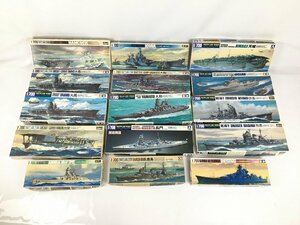 【ジャンク品】戦艦 プラモデル 15個セット まとめ 未検品 大和/YAMATO/天城/加賀/長門/鹿島/大鳳/HANCOC/TAMIYA/AOSHIMA 他 船 菅72