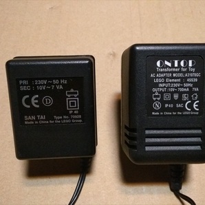 LEGO AC adapter transformer 230V 240V / レゴ 海外 ACアダプタ / 70928 / 45539 / 70928 / 45543 / train / トレインの画像4