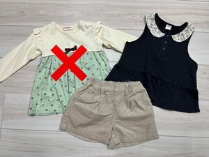 女の子服　まとめ売り　トップス　パンツ　ショートパンツ　95センチ