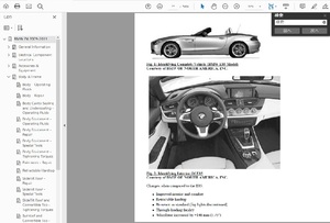  BMW Z4 E89（2009-2011）ワークショップマニュアル&配線図 整備書