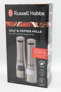 未使用 ラッセルホブス 電動ミル ソルト ペッパー Salt & Pepper Mills 2本セット 7922JP Russell Hobbs ITJSFJOCZELK-YR-Z02-byebye