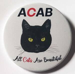 All Cats Are Beautiful 缶バッジ 54mm #さくらねこ #保護猫 #地域猫 #殺処分ゼロ #TNR #animal rights #custom buttons