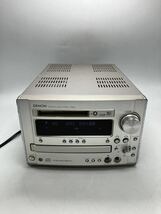 DENON デノン D-MG33 CD MD コンポ ミニコンポ 2005年製 通電確認済み 音楽再生 ジャンク ジャンク品 中古 中古品 現状品 _画像4