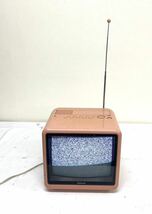 National ナショナル カラーテレビ TH11-S9 1983年製 ピンク 通電確認済み 1205②_画像1