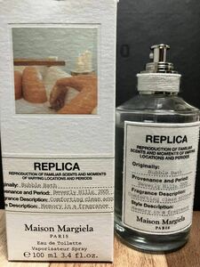 マルジェラ バブル　バス　レプリカ 香水 メゾンマルジェラ Maison Margiela 100ml オードトワレ REPLICA 残量多 9割