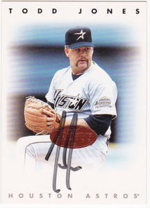 Todd Jones 1996 Leaf Signature Autograph