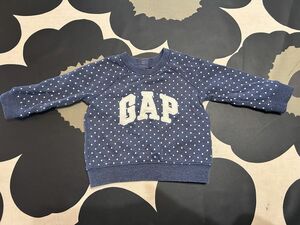 baby GAP ドットロゴトレーナー　6-12M