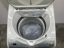 【1円スタート】大阪発　SHARP　電気洗濯乾燥機　ES-TX8C-W　標準洗濯容量8.0kg 　 2018年製　G_画像6