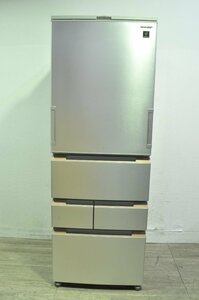 【1円スタート】埼玉発　SHARP　ノンフロン冷凍冷蔵庫　SJ-MW46H-S　457L/91kg　2021年製　MM　SK