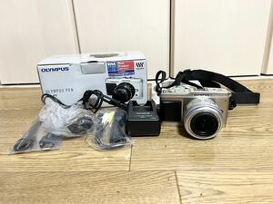 【美品】OLYMPUS PEN E-P1　OLYMPUS DIGITAL 14-42mm 1:3.5-5.6 動作品