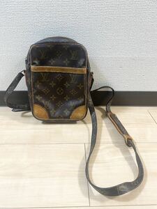 【used品】LOUIS VUITTON ルイヴィトン ダヌーブ ショルダーバッグ ポーチ ポシェット 鞄 かばん モノグラム レザー PVC 斜め掛