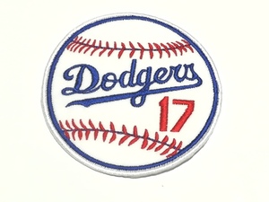 ロサンゼルス ドジャース アイロンワッペン野球ボール17