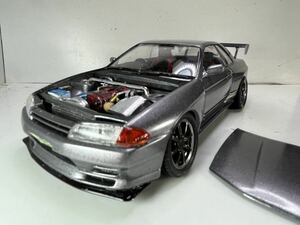 *1/24 пластиковая модель * Tamiya *BNR32GT-R*[ semi tuned custom ]* покрашен конечный продукт * бесплатная доставка *