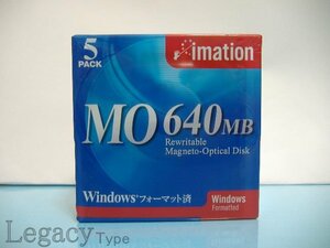 [imationime-shonOD3-640S Win×5 MO disk 640MB Win format 5 sheets ]