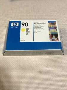 **HP original ink HP 90 C5065A ( yellow ) new goods unused box damage equipped **