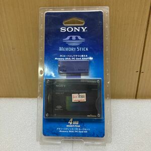 MK5181 SONY memory stick PC card adaptor MSAC-PC1 USED unused goods 20231204