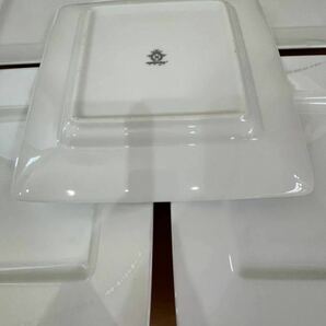 XL6553 Noritake ノリタケ 四角皿 ホワイト 白色食器 5枚１組 皿 食器 0522の画像4
