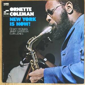 ORNETTE COLEMAN / NEW YORK IS NOW usオリジナル盤 LP レコード LIBERTY BLUE NOTE BST 84287