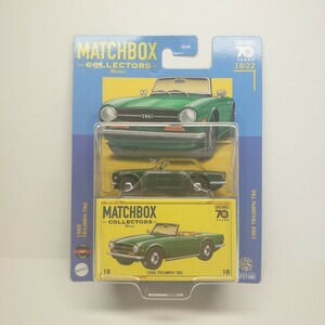 《人気》マッチボックス MATCHBOX コレクターズエディション 1969 TRIUMPH TR6 トライアンフ 緑 スポーツカー ミニカー 同梱可