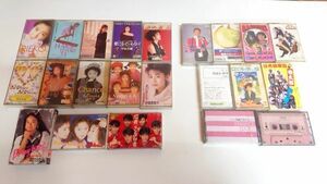 ☆ ８０～９０年代　 アイドル/その他　シングル カセットテープ　２２本まとめセット　中山美穂　浅香唯　南野陽子 他　歌謡曲　J-POP