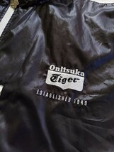 美品 レア Onitsuka Tiger オニツカタイガー ジップアップジャケット Lot.OKJ124 Lサイズ トラックジャケット ウインドブレーカー_画像7