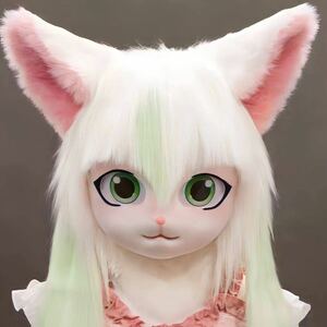 1円スタート！　kigurumi ヘッド 着ぐるみ ケモノ 着ぐるみ fursuit フルスーツ ファースーツ ぬいぐるみ アトラク コスプレ 